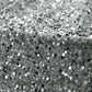 Sequin Velvet Drape Silver Close Up