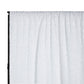 Sequin Velvet 8ft H x 52" W Drape/Backdrop Curtain Panel White