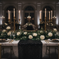 Sequin Velvet Table Runner Black - Wedding Reception