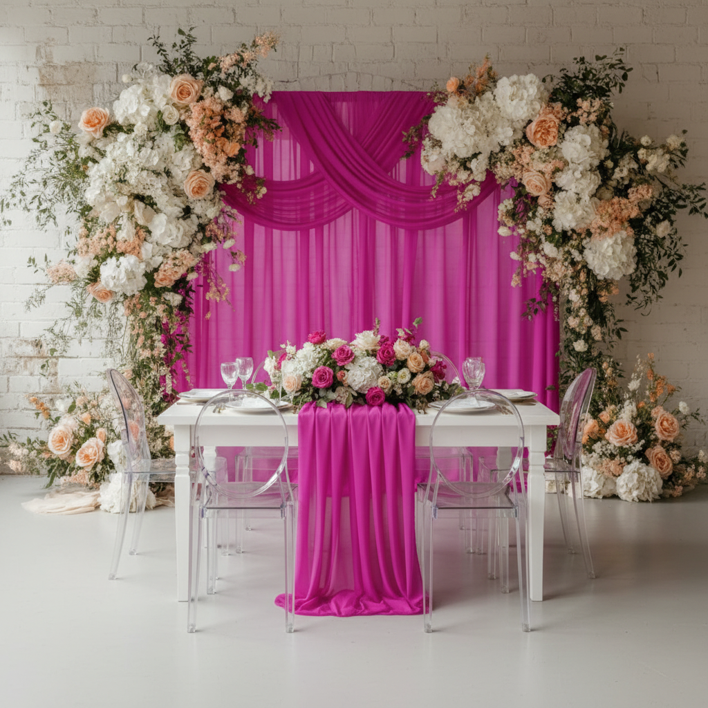Sheer Voile Flame Retardant (FR) 14ft H x 118