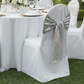 Lifestyle_side-view-White Polyester Banquet Chair Cover | Wedding | Event | Wholesale by CV Linens