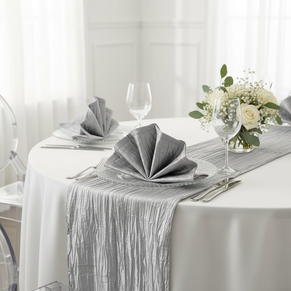 Accordion Crinkle Taffeta Napkin 20