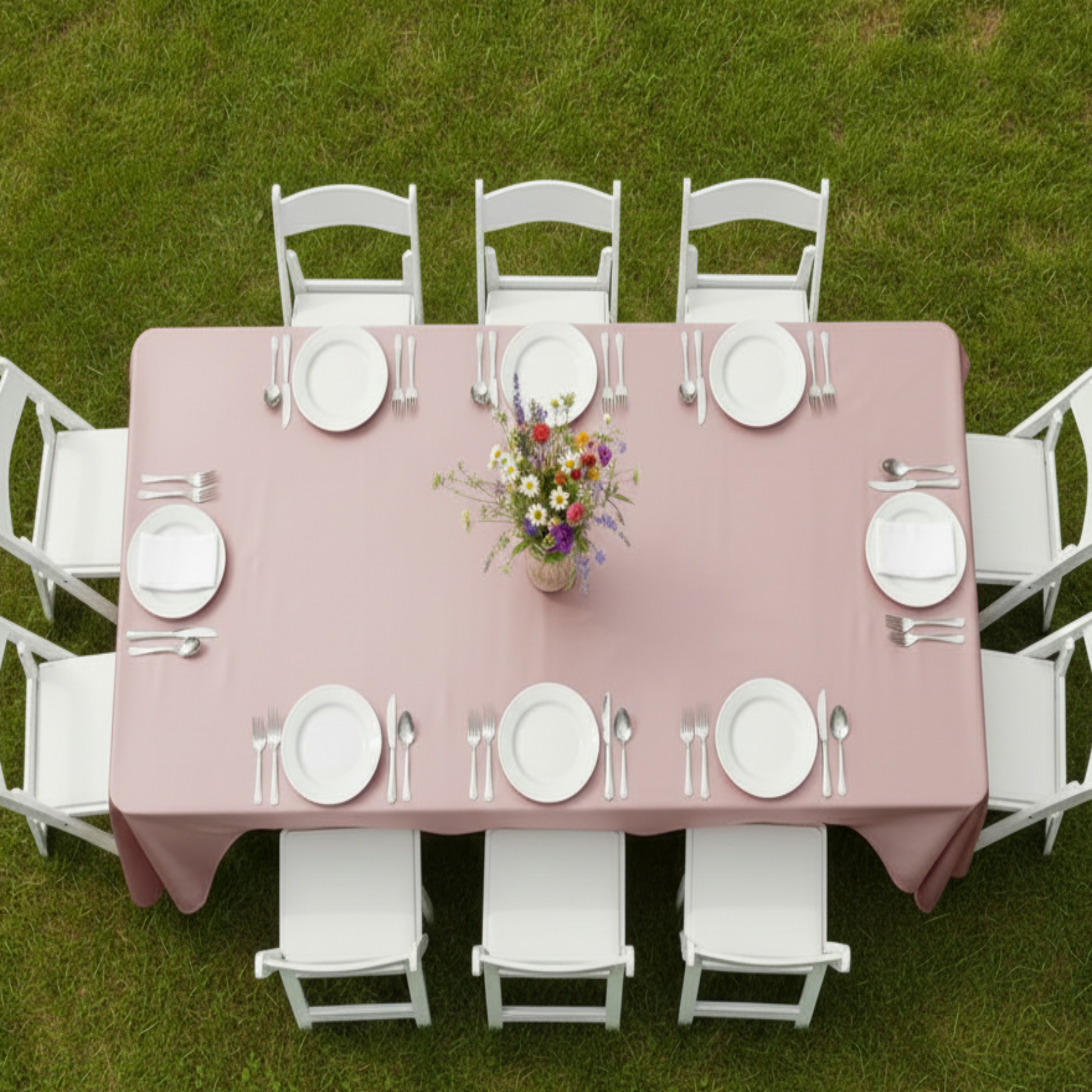 Single Table Mauve
