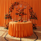 Spandex 4-way Stretch Backdrop Drape Curtain 12ft H x 60" W - Orange.