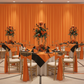Spandex 4-way Stretch Backdrop Drape Curtain 14ft H x 60" W - Orange.