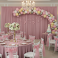 Spandex 4-way Stretch Drape Curtain 14ft H x 60" W - Dusty Rose/Mauve.