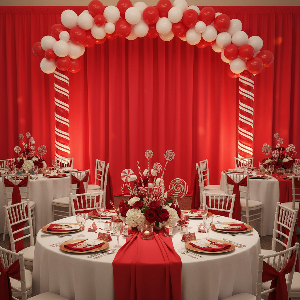 Spandex 4-way Stretch Drape Curtain 14ft H x 60" W - Red.