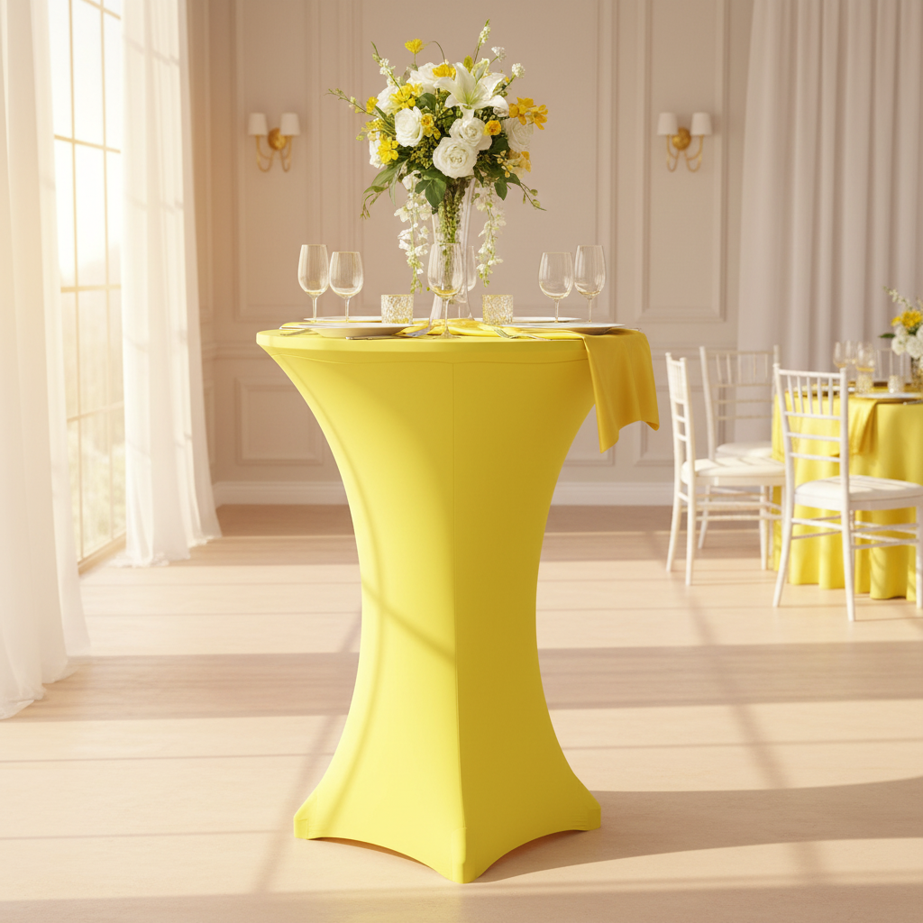 Spandex Cocktail Table Cover 36