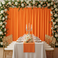 Spandex 4-way Stretch Backdrop Drape Curtain 10ft H x 60" W - Orange.