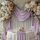Velvet 16ft H x 52" W Drape/Backdrop Curtain Panel - Wisteria.
