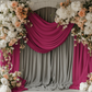 Spandex 4-way Stretch Backdrop Drape Curtain 16ft H x 60" W - Fuchsia.
