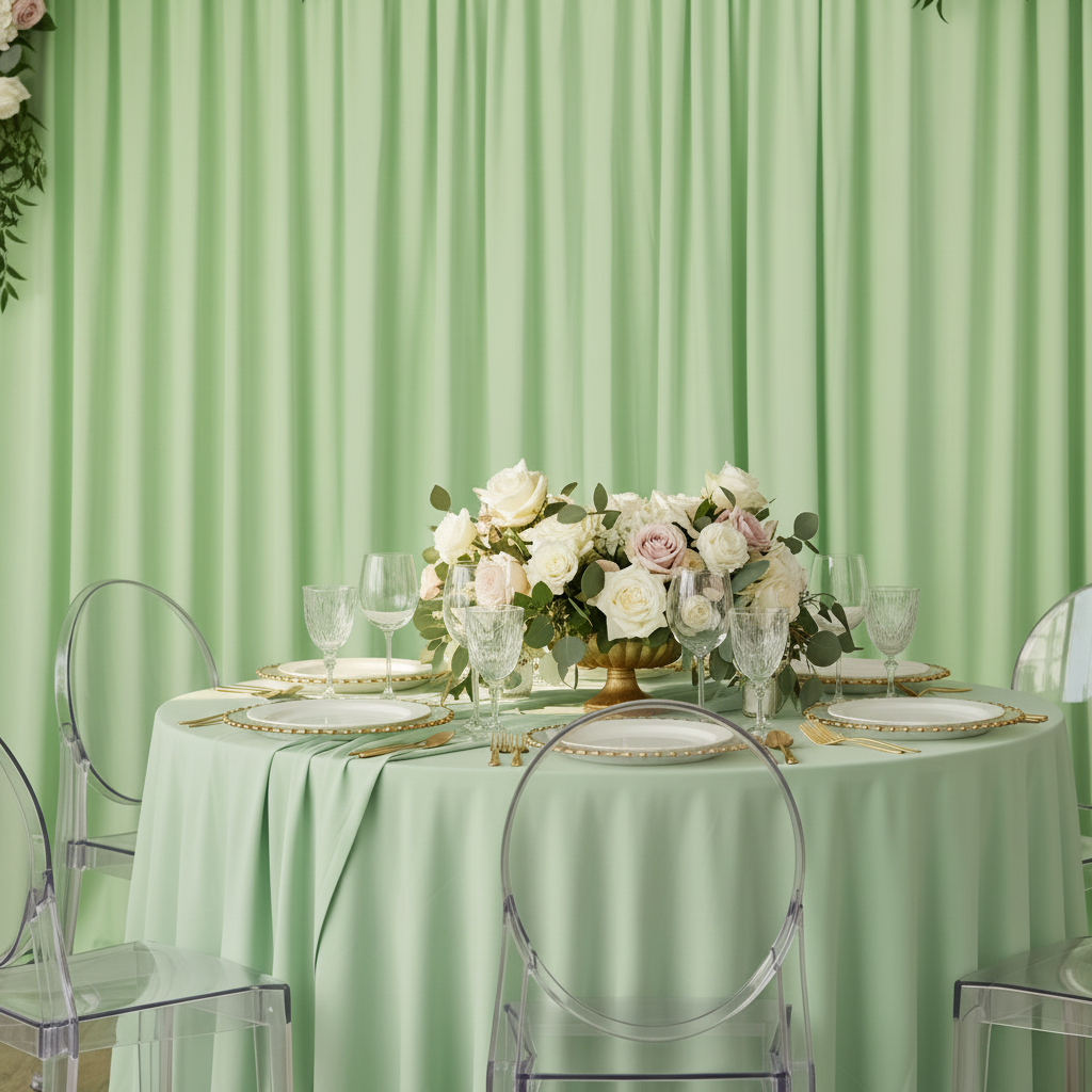 Spandex 4-way Stretch Backdrop Drape Curtain 12ft H x 60