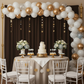 Spandex 4-way Stretch Backdrop Drape Curtain 18ft H x 60" W - Chocolate.