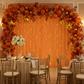 Spandex 4-way Stretch Backdrop Drape Curtain 18ft H x 60" W - Orange in Fall Reception.