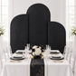 Spandex Arch Covers for Chiara Frame Backdrop 3pc/set - Black.