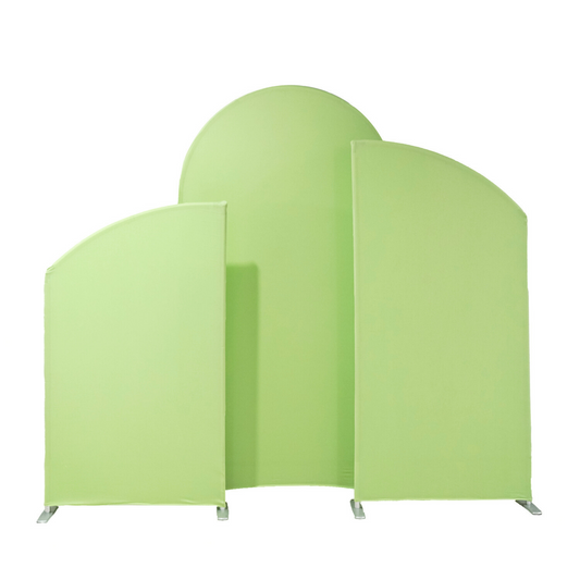 Spandex Arch Covers for Heavy Duty Chiara Frame Backdrop 3pc/set - Mint Green