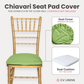 5 pcs/pk Spandex Chiavari Seat Pad Cover - Mint Green
