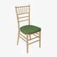 5 pcs/pk Spandex Chiavari Seat Pad Cover - Willow Green - CV Linens