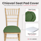 5 pcs/pk Spandex Chiavari Seat Pad Cover - Willow Green
