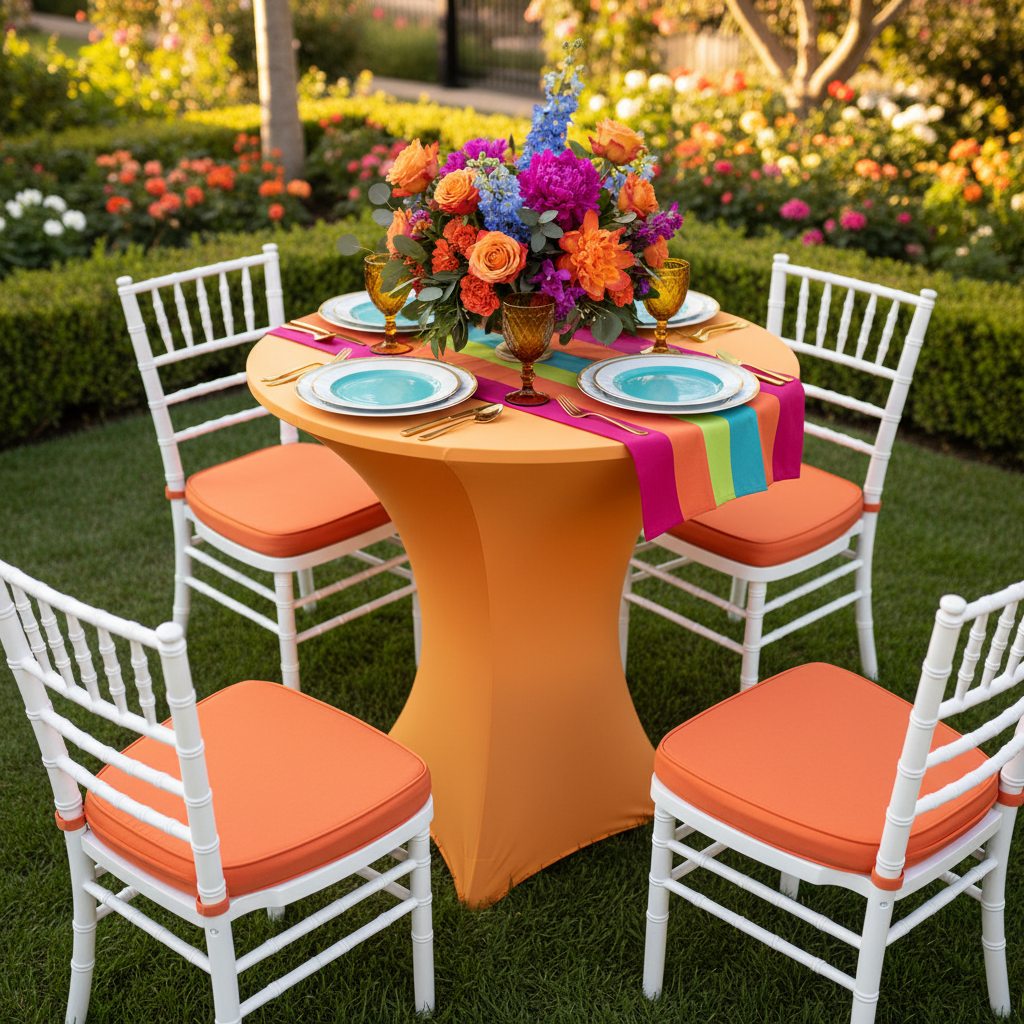 Spandex Cocktail Table Cover 30