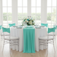 Ruffled Spandex Chair Band - Turquoise.
