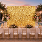 Spangle Shimmer Sequin Wall Panel Backdrops (24 panels) - Gold.