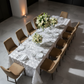 Special Occasion White Wedding Rosette Satin 90x132 Rectangular Tablecloth