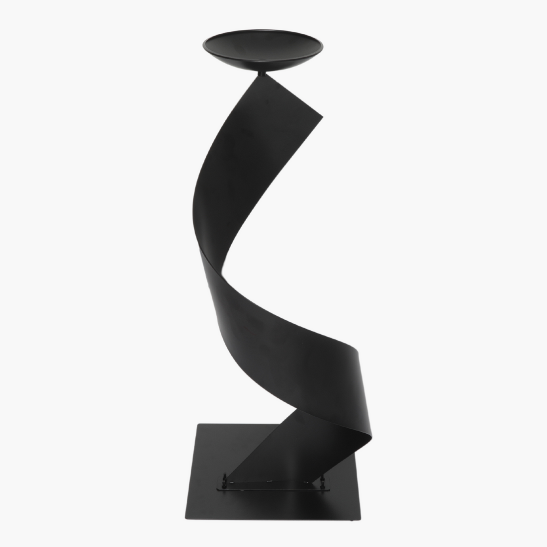 Spiral Ribbon Floral Centerpiece Stand - Black - CV Linens™