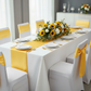 Standard Satin Chair Sash - Canary Yellow (Bright Yellow).