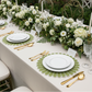 Sunburst Olive Green Placemats bridal shower lifestyle mockup
