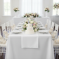 Taffeta Tablecloth 90"x156" Rectangular - White.