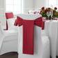 Taffeta Chair Sash/Tie - Red.