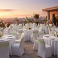 Terrace Graduation Party – Sage Green Spandex Chair Band