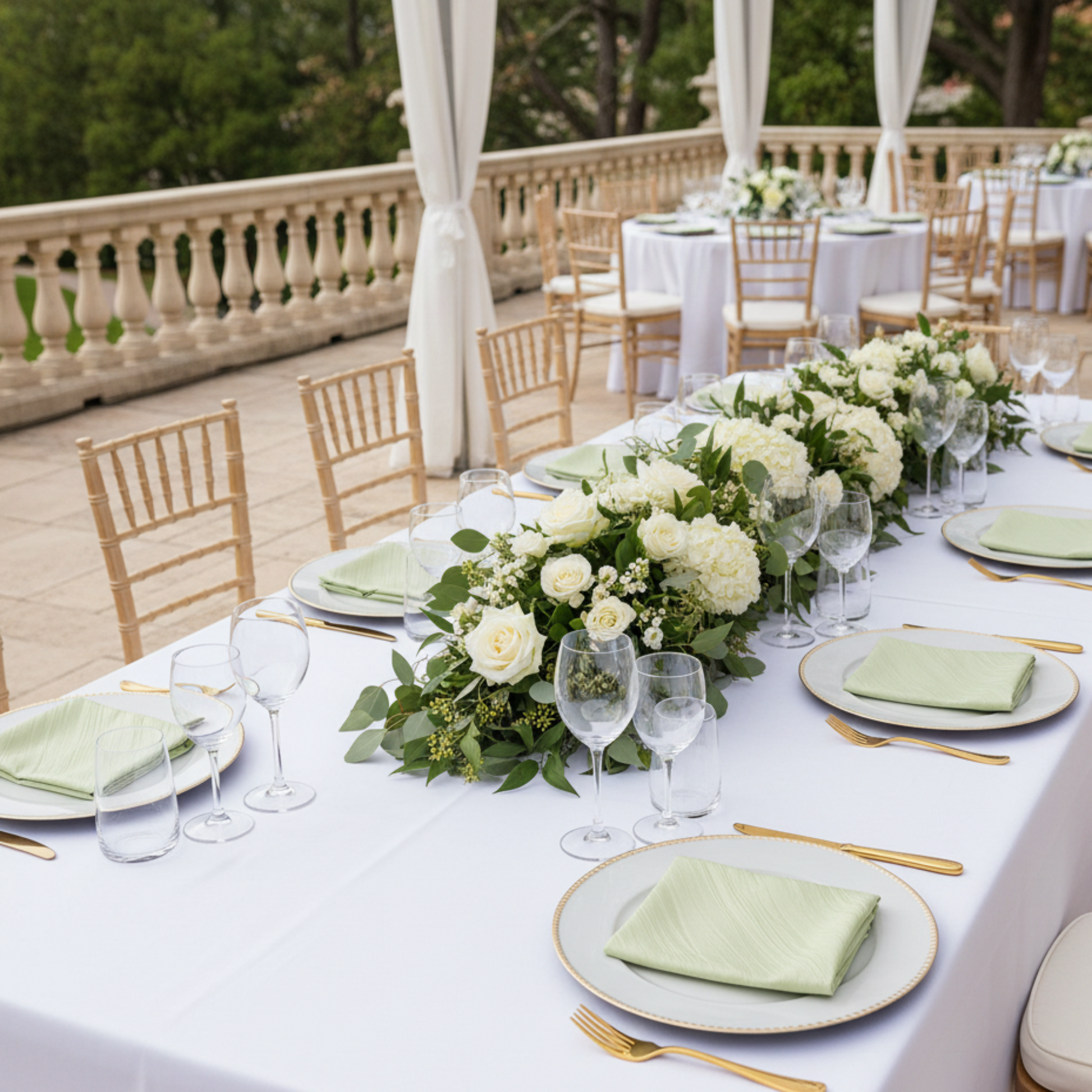 Terrace Full Table Setting