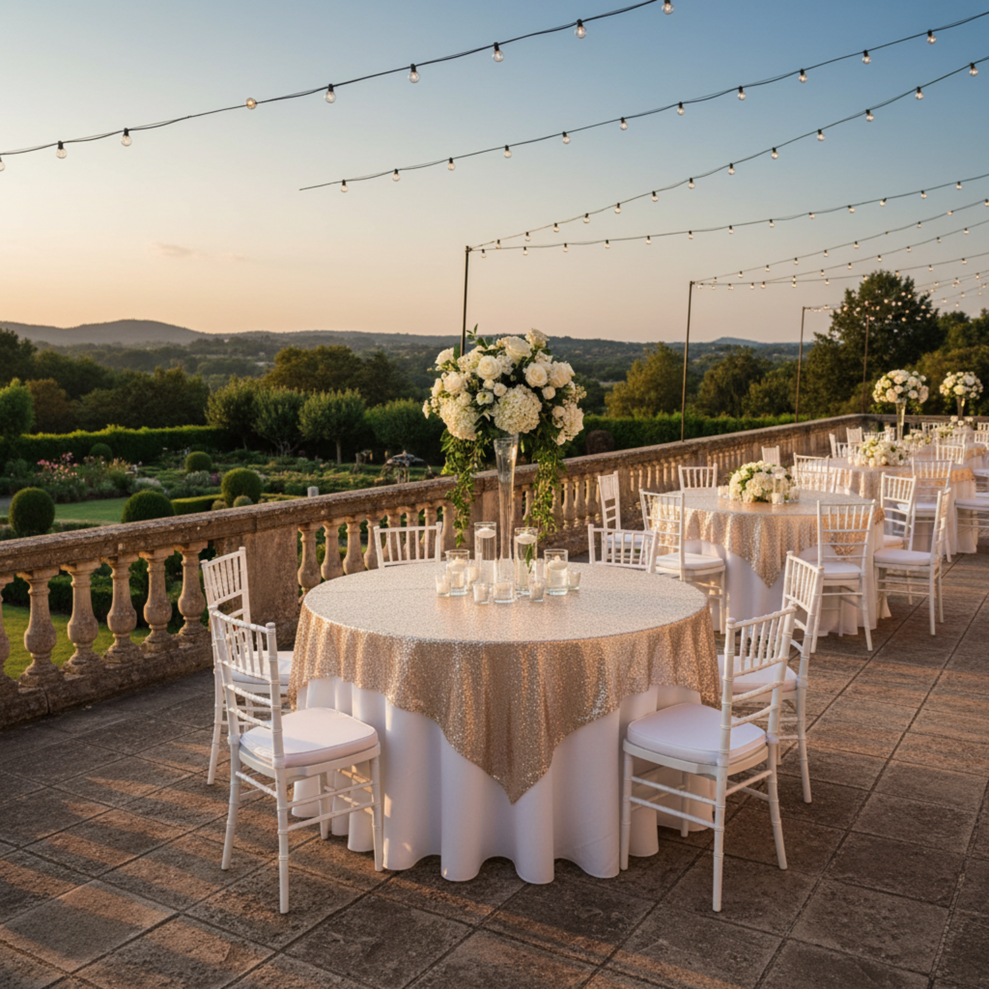 Terrace Wedding Reception