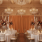Terracotta 12FT Spandex Drape Curtain – Indoor Reception