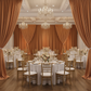 Terracotta 14FT Spandex Drape Curtain – Indoor