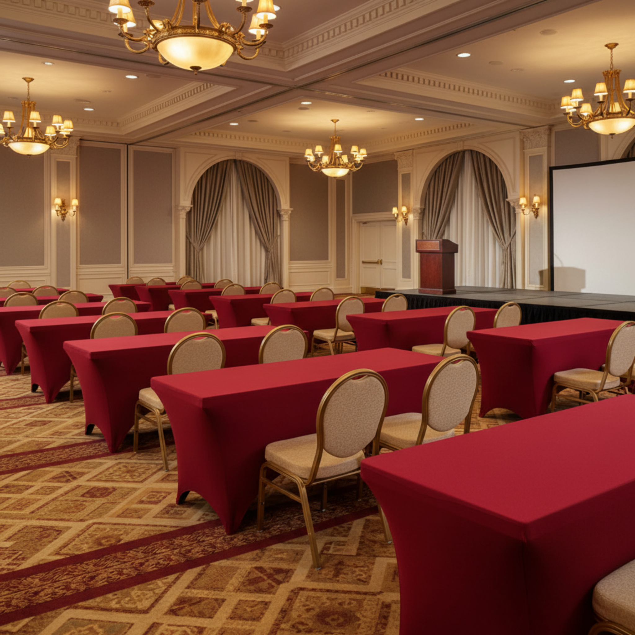 Upscale Hotel Ballroom Conference