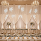 10 yards Velvet Fabric Roll - Ivory.