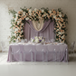 Velvet 12ft H x 52" W Drape/Backdrop Curtain Panel - Wisteria.