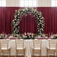 Velvet 14ft H x 52" W Drape/Backdrop Curtain Panel - Burgundy.