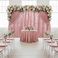 Velvet 14ft H x 52" W Drape/Backdrop Curtain Panel - Dusty Rose/Mauve.