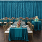 Velvet 14ft H x 52" W Drape/Backdrop Curtain Panel - Peacock Teal.