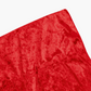Velvet 20ft H x 52" W Drape/Backdrop Curtain Panel Red close up