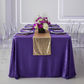 Velvet 90"x132" Rectangular Tablecloth - Purple.