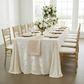 Velvet 90"x156" Rectangular Tablecloth - Ivory.