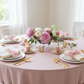 Velvet Bow-Tie Napkin Ring Pink - Bridal Shower