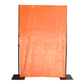 Velvet 8ft H x 52" W Drape/Backdrop Curtain Panel - Orange