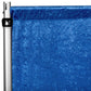 Velvet 16ft H x 52" W Drape/Backdrop Curtain Panel - Royal Blue