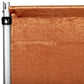 Velvet 16ft H x 52" W Drape/Backdrop Curtain Panel - Rust